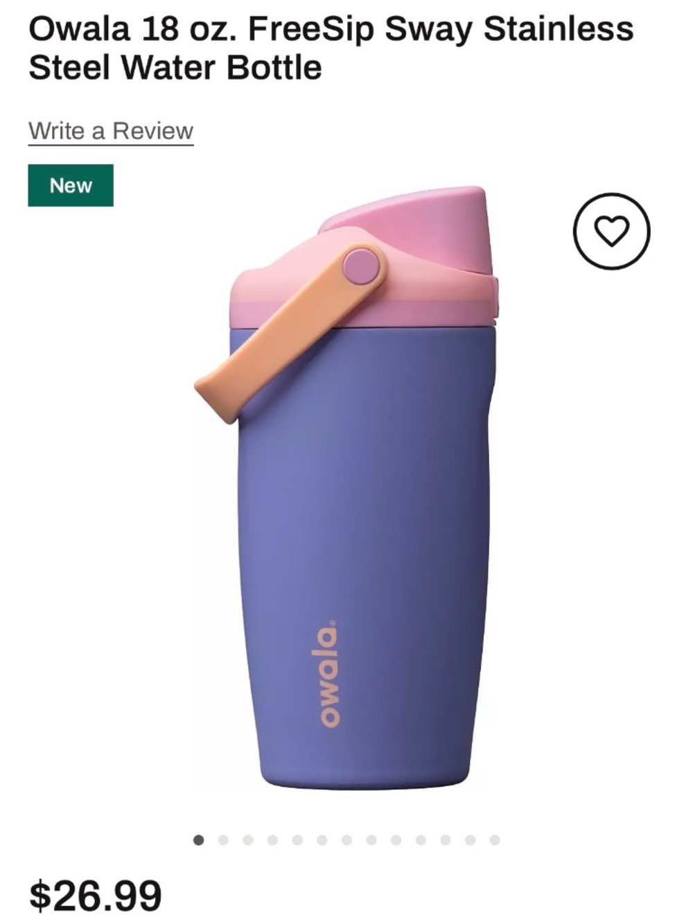 Owala 18oz FreeSip Sway